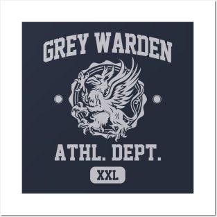 Grey Warden Athletic Department | Dragon Age | Silver Posters and Art